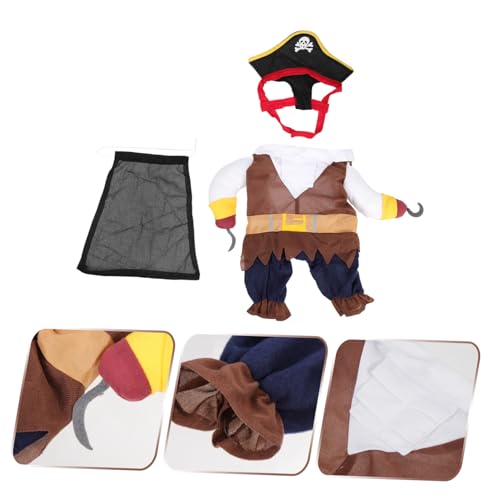 Disfraz pirata para perro talla XL cómodo y transpirable miniatura 5