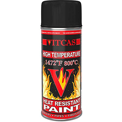VITCAS pintura resistente al calor-pintura de alta temperatura spray - plata