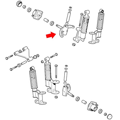 Broche de chariot de golf robuste pour EZGO RXV | Qualité OEM Premium