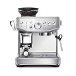 Sage - The Barista Express Impress - Macchina Caffè in Grani con Macinacaffè Integrato, Dosaggio e Pressatura Automatica (10 kg), Lancia Vapore Manuale per Latte Art - Acciaio Inox Spazzolato