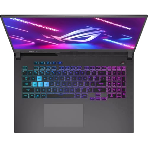 Image of ASUS ROG Strix G17 Gaming Laptop, 17.3 inch 144Hz IPS FHD Display, NVIDIA GeForce RTX 4050 GPU, AMD Ryzen 9 7940HX Processor, 16GB DDR5 RAM, 512GB SSD, RGB Keyboard, Windows 11