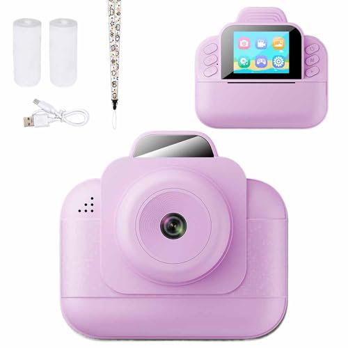 Appareil photo numérique instantané enfant avec carte TF 32G Violet8