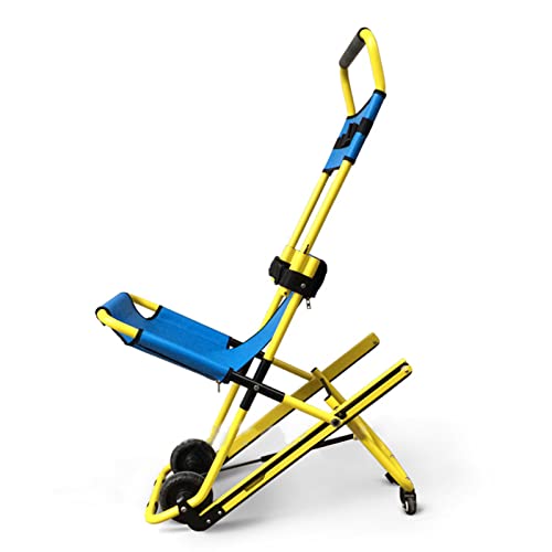 FLJMR Silla de Escalera de Ruedas Bomberos Silla de Escalera de evacuación Paciente Silla para Personas Mayores Eslingas de Seguridad Ayuda a Reducir eficazmente la presión del Cuidado en el hogar Cover