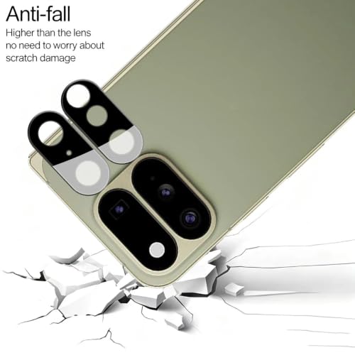 Image of WonRia Pack 1- Back Camera Glass Protector for Pixel 11 Pro Fold 5G Camera Lens Protector | 9H Tempered Glass | Ultra HD | Ultra Slim - Black