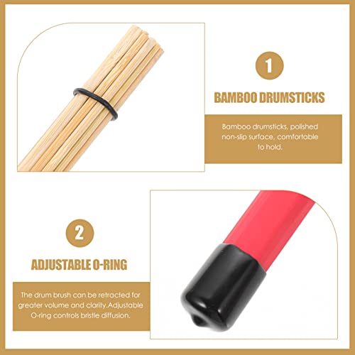 Par de baquetas durables para percusión 40.5 cm miniatura 5