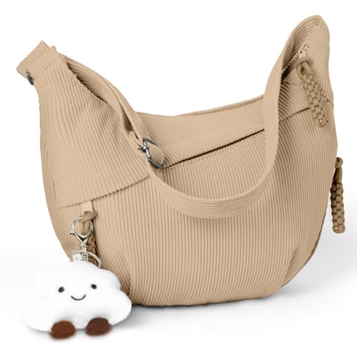 Aucuu Crossbody Bag Damen Umhängetasche, Halbmond Crossbody Bag,...