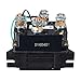 Produktbild Fangfang 400A Schwarz Winch Relais Magnet DC 12V Auto-Träger-ATV-LKW mit 6 Mustern Schutzkappen 21X # 273101 (Color : Default)