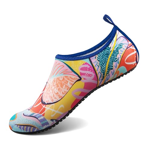 Image of Homitem Water Shoes for Women Men Aqua Socks Swim Beach Pool River Slip-On Barefoot Quick-Dry Vacation Cruise Essentials Accessories for Yoga Kayak Sports