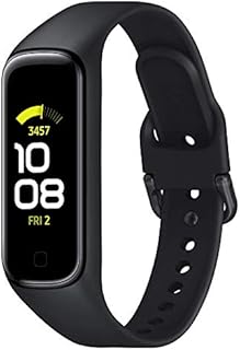 Samsung Galaxy Fit2 , 1,1 Zoll AMOLED Farbdisplay, Fitnessarmband, wasserdichte Fitnessuhr, bis zu 21 Tage Akkulaufzeit, Schlafanalyse, Schwarz (italiana Version)