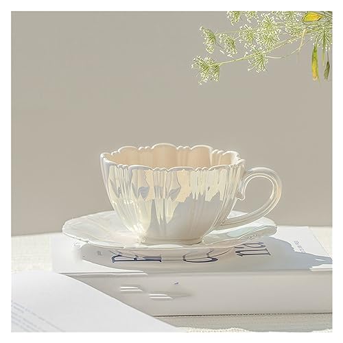 Tasse à café et soucoupe céramique 240ml pour thé au lait et verres à thé