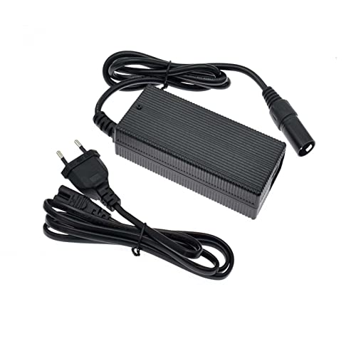 Etrogo 42V 2A Lithium-Ionen Akku Ladegerät für Elektro Scooter 36V 10er Serie 3pin XLR Stecker Cover