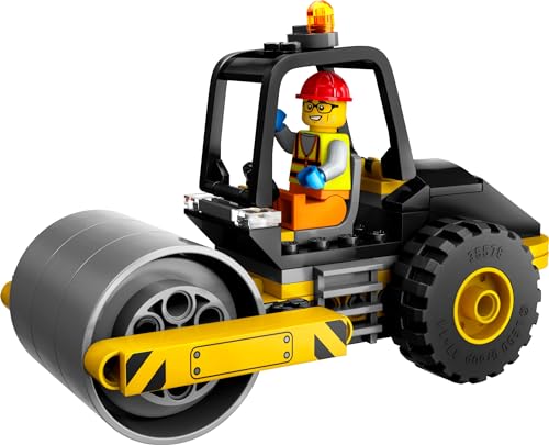Lego 6465022 City Construction Steamroller Toy Playset, Fun Gift, Construction Toy Set For Kids Aged 5 Years Old Plus, Model Truck With A Worker Minifigure, Imaginative Play For Boys And Girls thumb #4