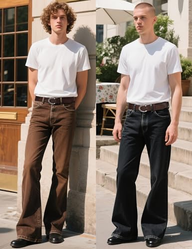 Lucky Horseshoe Leather Belt for Men & Women - 1.5 Inch Genuine Leather Casual Belt with Metal Buckle3