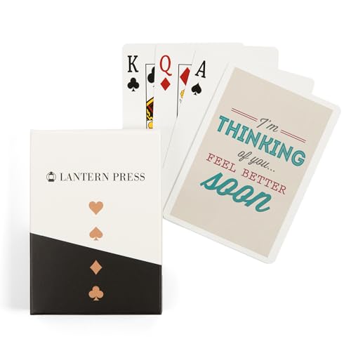 Lantern Press Feel Better Soon, 52 naipes para adultos