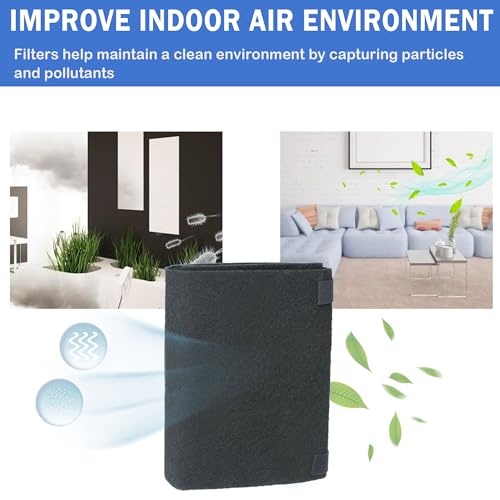 Image of Cut to Fit Carbon Activated Air Filter - Replacement Charcoal Filters - Pre Filter Carbon Sheet for Air Purifier,Pack of 1, 16x48