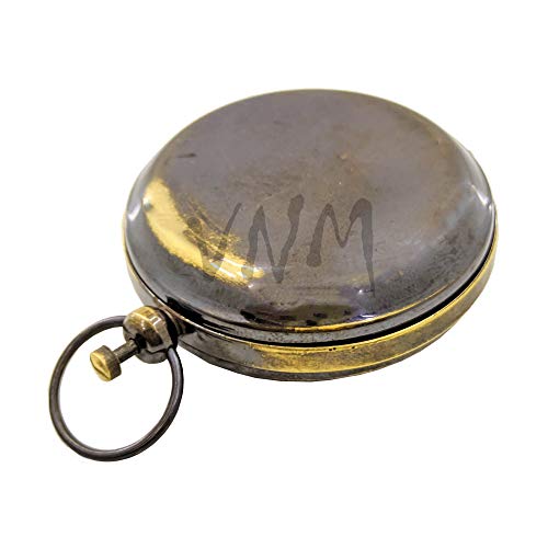 Brújula de Bolsillo de Latón con Acabado Antiguo miniatura 3