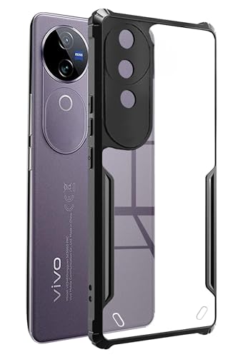 Image of SPAZY CASE IQOO Z10R Back Cover | Transparent Crystal Clear Hard PC Back Case with TPU Bumper, Drop Protection Case Cover for IQOO Z10R