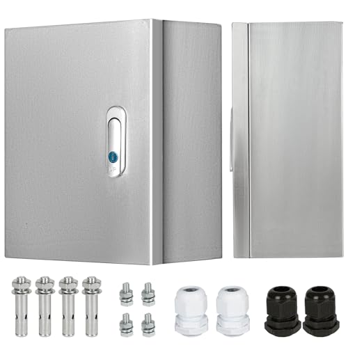 Coffret électrique en acier inoxydable 30X25X14CM avec armoire de rangement