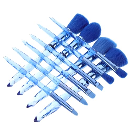 Vaguelly 10 Piezas brocha de maquillaje kits de maquillaje perfume real pinceles maquillaje kit de maquillaje brocha para base de maquillaje cepillo de polvo herramienta de maquillaje Blue