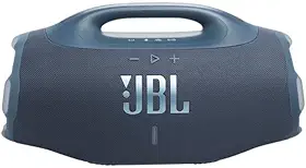 JBL Boombox 4, Altifalante Bluetooth portátil, som JBL Pro, AI Sound Boost, resistente à água/pó IP68, autonomia de 34 h, Life, Auracast, 2 configurações de reforço de graves, azul