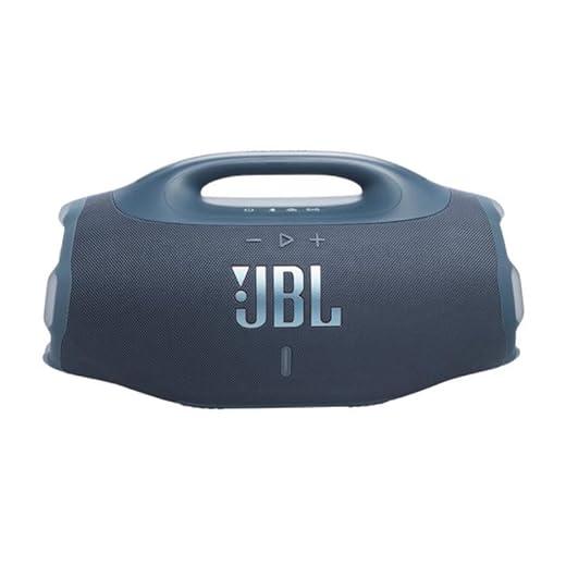 JBL Boombox 4, Altifalante Bluetooth portátil, som JBL Pro, AI Sound Boost, resistente à água/pó IP68, autonomia de 34 h, Life, Auracast, 2 configurações de reforço de graves, azul