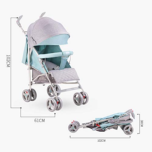 image for MUY Stroller Pushchair Lightweight, Small Foldable, One Hand Fold, Bug