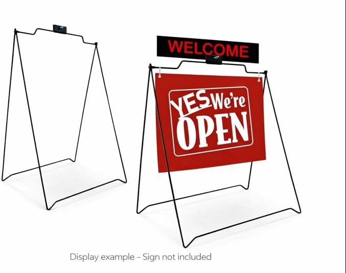 2 UNITS Real Estate New Open House Sign A-Frame Sign Holder Stand 22"x18"(WxH) ?Frame ONLY? (2 UNITS)