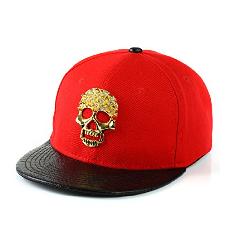 King Star Men Solid Flat Bill Hip Hop Snapback Baseball Cap