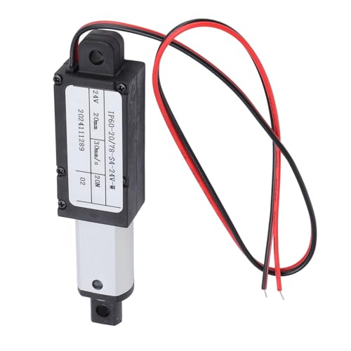 Jiawu 家庭用、農業用、産業用の安定した耐久性のある電動リニアアクチュエータ、ストローク20mm、推力20N、速度30mm/s、ABSアルミニウム素材