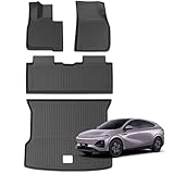[Für den neuen G6] FOXMOD Premium TPE Auto Fußmatten + Kofferraummatte für XPENG G6 2025/2026 (Neues Modell) – Passgenau, rutschfest, Wasserdicht, Geruchlos, Allwetter-Set, Schwarz