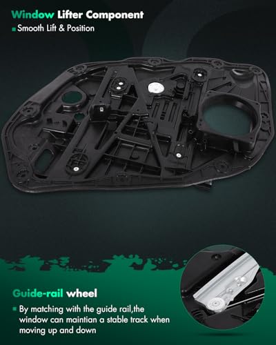 Image of SCITOO Front Right Passenger Side Power Window Regulator without Motor Compatible with 2014-2015 for Kia for Optima, 824812T510