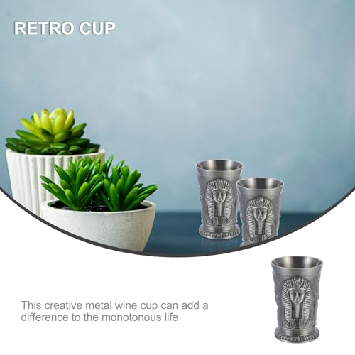 Copa de cóctel de estilo egipcio para una decoración elegante y vintage en el hogar 8