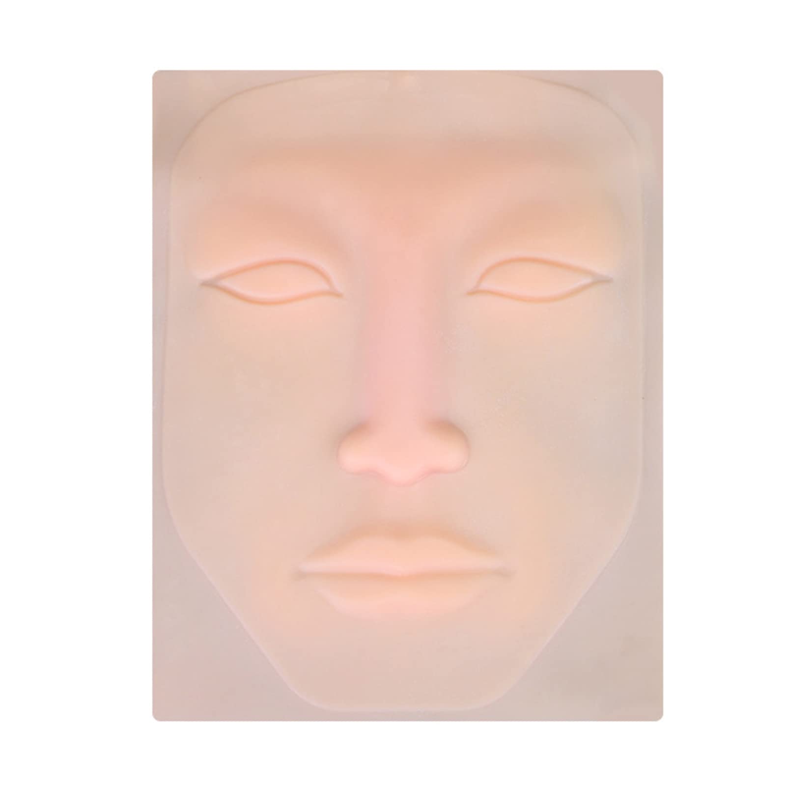 oringnat 3D Training Silicone Permanent Makeup Practice Fake Skin Lips Face for Microblading Tattoo-Machine Beginner