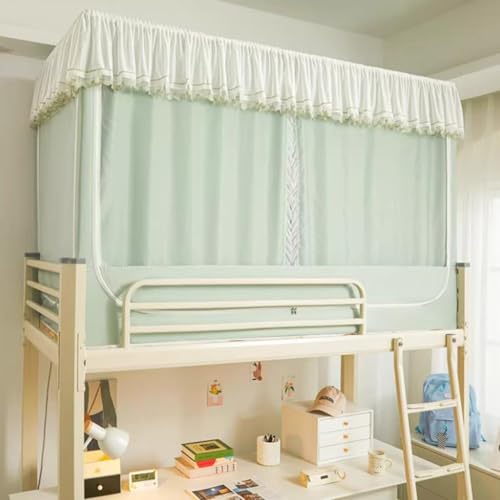 Cortinas para litera con marco rectangular y doble cremallera para camas de dormitorio 3