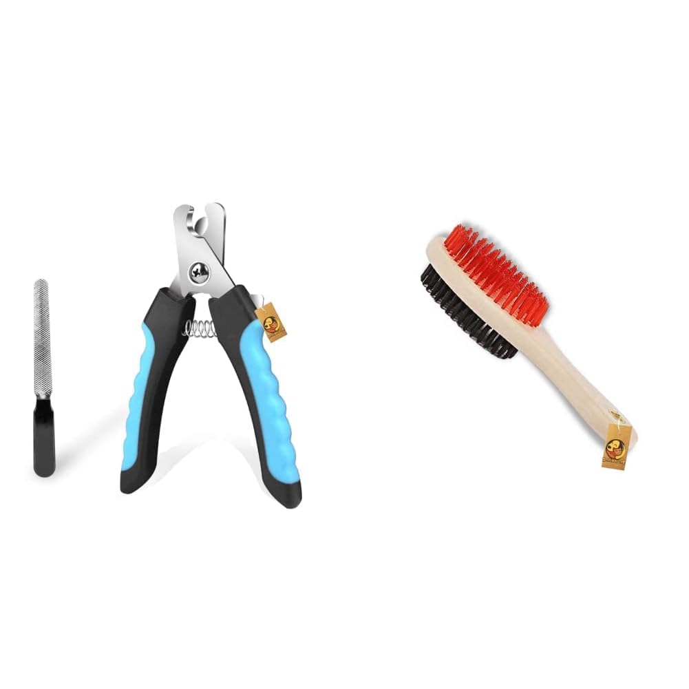Foodie Puppies Professional Lockable Nail Cutter with Filer (Nail Cutter - Small) Grooming Tool Set Suitable & Double Sided Wooden Handle Double Sided Brush for Dogs(Soft Brush) (B0CDDKMCSJ) Amazon Price History, Amazon Price Tracker