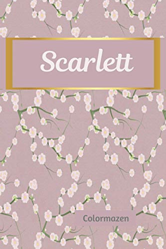 Scarlett: Personalised Cherry Blossom Notebook (Small)