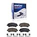 Detroit Axle - Brake Kit for 2008-2013 Nissan Rogue 2014-2015 Rogue Select Front and Rear Disc Brake Rotors Ceramic Pads Automotive Replacement