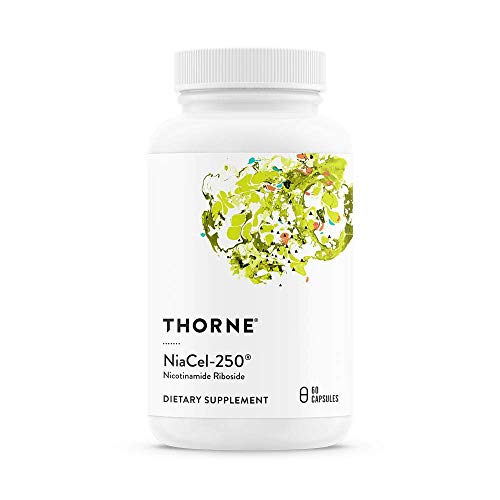 Thorne Research - NiaCel-250 - Nicotinamide Riboside Supplement with ChromaDex's Niagen - 60 Capsules