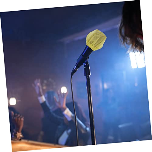 SAFIGLE 400 Peças Capa De Microfone Protetores De Microfone Descartáveis ​​Tampas Protetoras De Micr