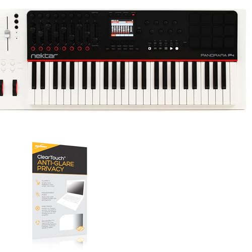 BoxWave Screen Protector Compatible With Nektar Panorama P4 - ClearTouch Anti-Glare Privacy (2-Pack), Privacy Screen Protector Flexible Film Anti-Glare