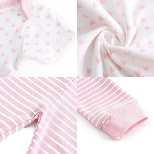 Image of MAMIMAKA Newborn Layette Gift Set 27-Piece Baby Girl Clothes Bodysuits, Pants Essentials and Accessories 0-12Months