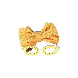 2Pcs/Set Pet Dog Bow Headband Sunflower Sunglasses Cute Summer Beach Pet Accessories Dog Cat Party Costume Photography Props 2Pcs/Set Pet Dog Bow Headband Sunflower Sunglasses Cute Summer Beach Pet Accessories Dog Cat Party Costume Photography Props