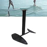 KAZHUN Wassersportartikel Aluminiummast, 4K Aluminium-Kohlefaser-Wing-SUP-Hydrofoil zum Stand Up Paddle Board Surfen mit Plattenhalterung für Anfänger und Neulinge
