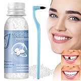 Aplicación multifuncional: El Empaste Provisional Dental no solo se puede utilizar como herramienta de maquillaje para halloween, sino que también le puede ayudar a cubrir los dientes rotos, adecuado para hacer modelos de aprendizaje bricolaje, maquetas, prototipos, etc.