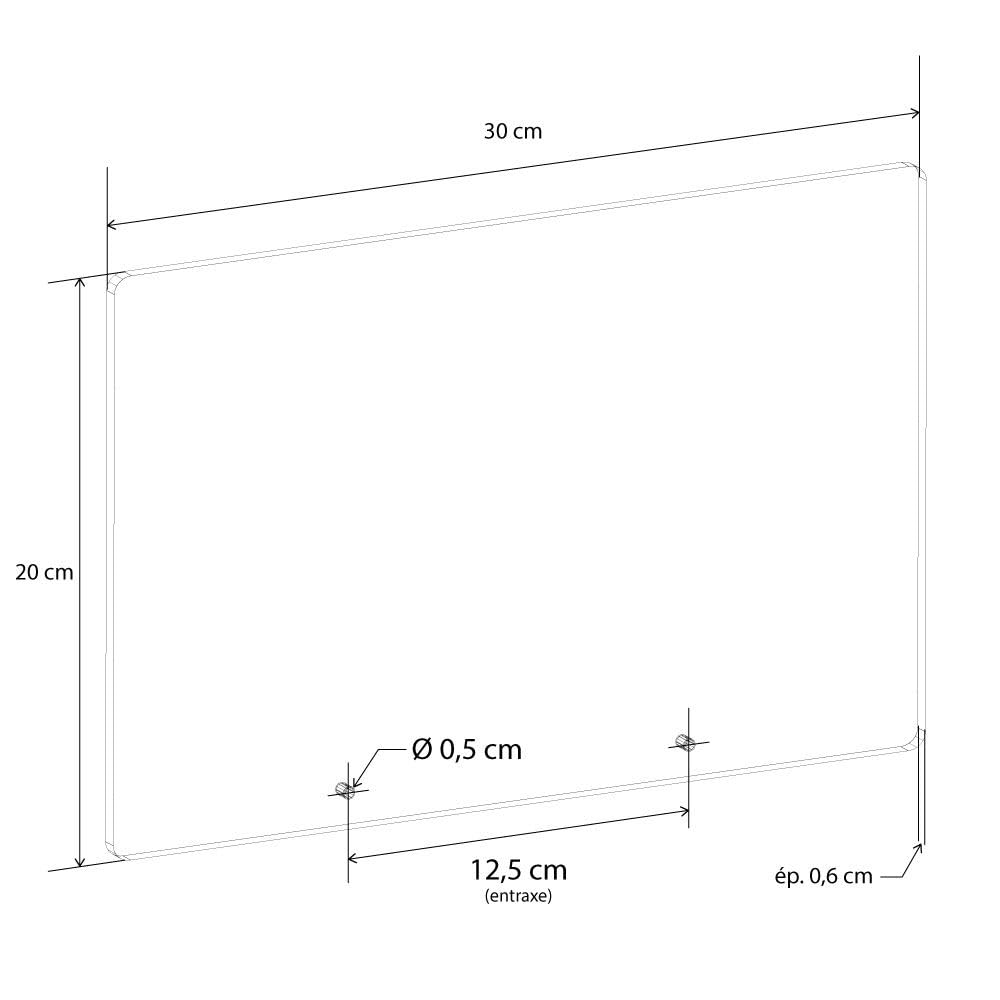Placa funeraria rectangular personalizable en plexi, diseño de diente de león, diferentes tamaños, grosor 6 mm, personalizado en varias líneas, 30 x 20 cm