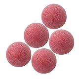 Healeved 5 Stück Tischfußball Ersatzbälle 36mm Matte Kleiner Kickerbälle mit Verbessertem Grip Ausgewogenes Design Langlebiges Material Zubehör für Heim Büro und Bar