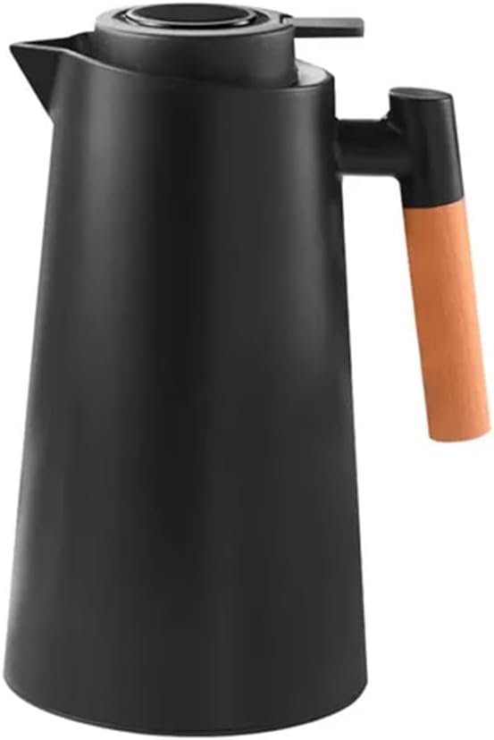 Garrafa Térmica 1L Premium – Design Elegante em Preto com Cabo de...