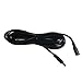 Hanvex HDCX12T 12ft 2.1mm x 5.5mm DC Power Adapter Extension Cable, 18AWG Heavy Duty Cord for 12V, 24V Wireless Camera, LED, and More