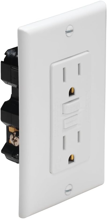 1591-FI.White - Aftermarket Replacement Ground Fault Circuit Interrupter GFCI - White Compatible with Marinco