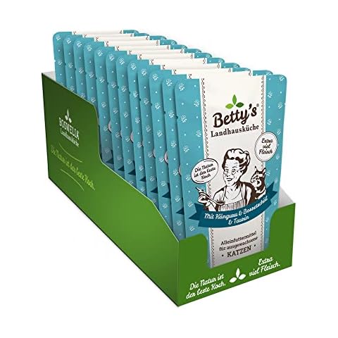 Betty's Landhausküche Frischebeutel Pouches Nassfutter Katze Cover